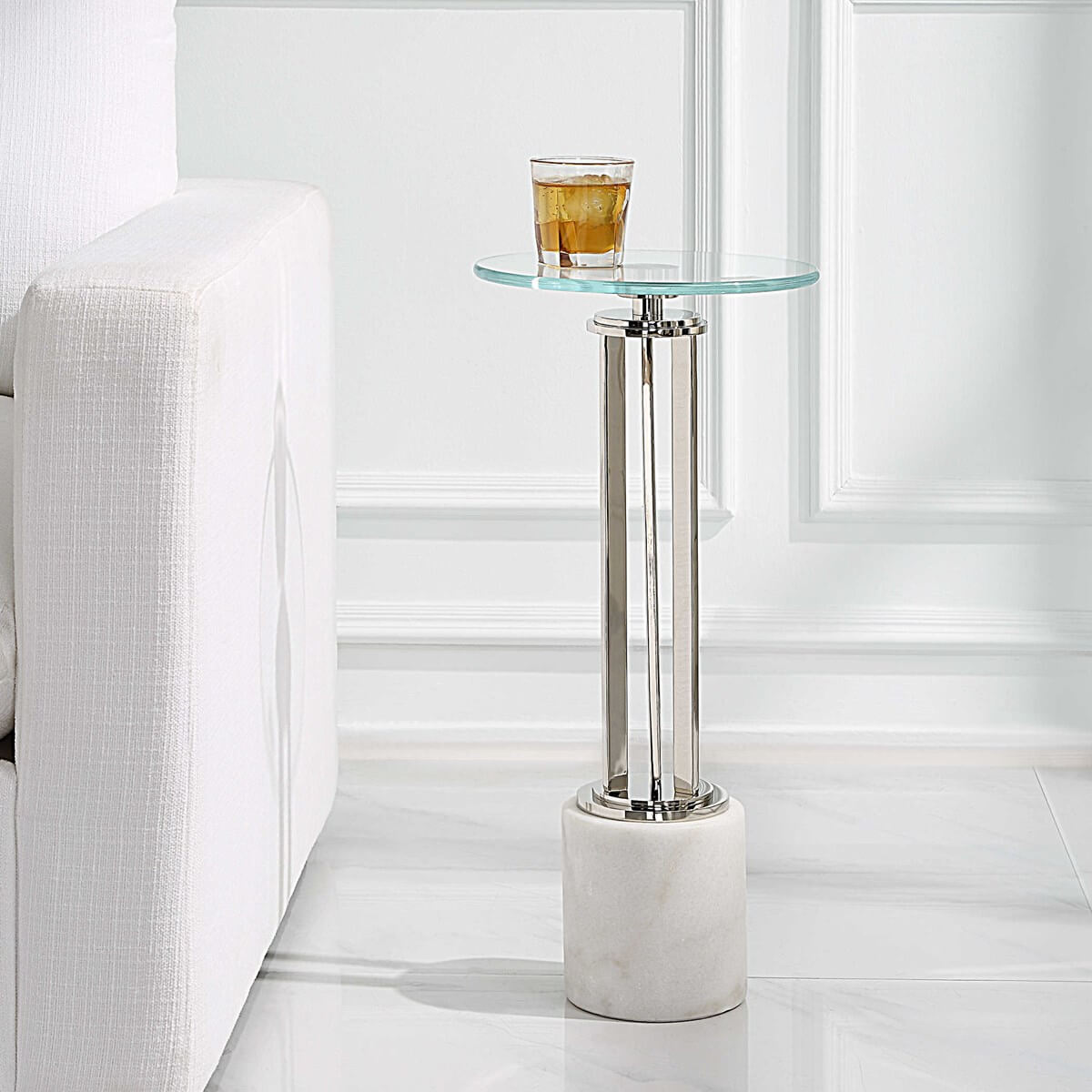 ROUND ACCENT TABLE 53032w