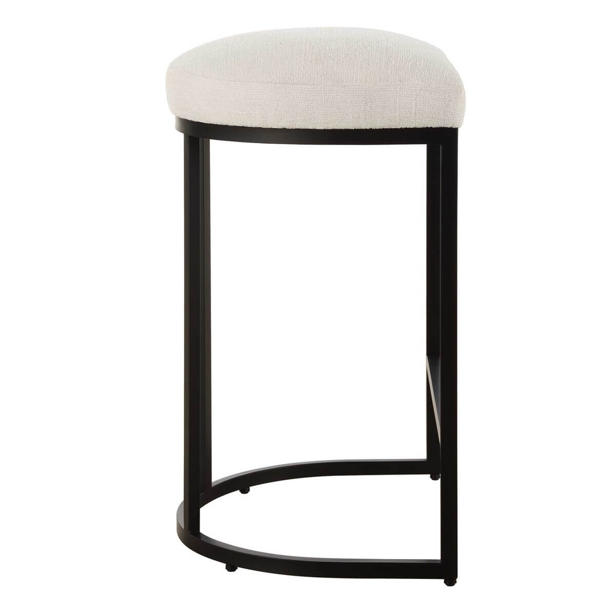 COUNTER STOOL MATTE BLACK 04032w