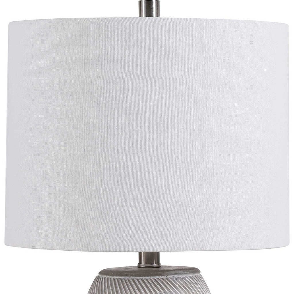 CONCRETE TABLE LAMP 1-46062w