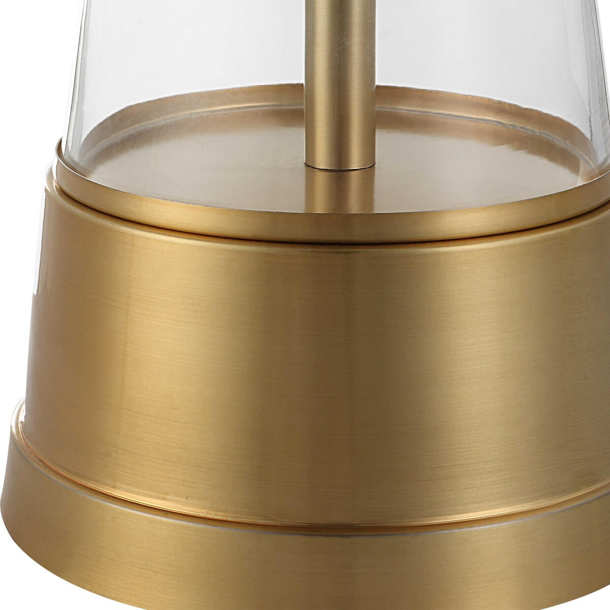 GLASS CONE TABLE LAMP 1-29062w