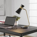 BLACK AND GOLD DESK LAMP 1-60162w