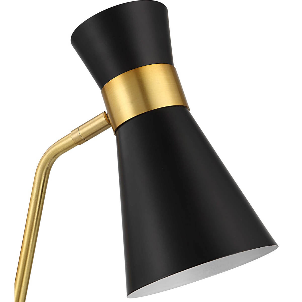 BLACK AND GOLD DESK LAMP 1-60162w