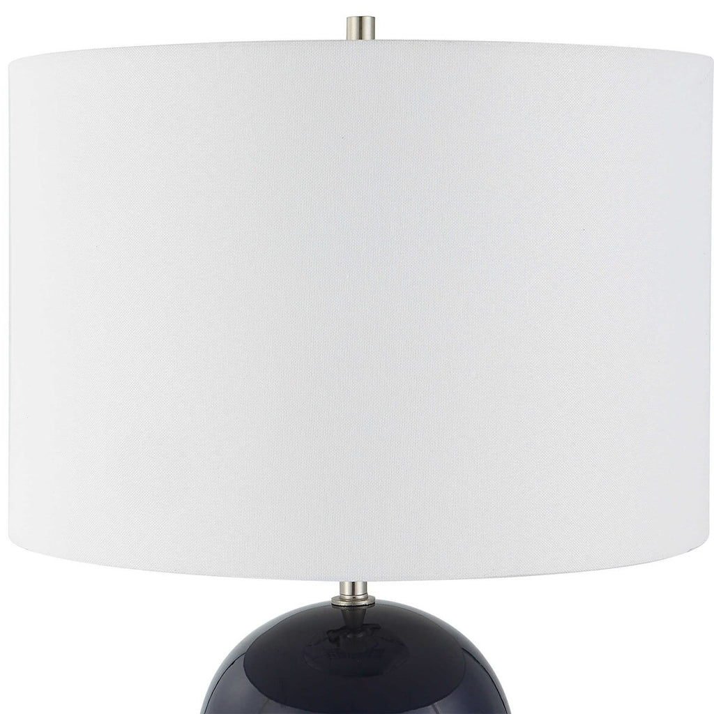 NAVY BLUE TABLE LAMP 1-80162w