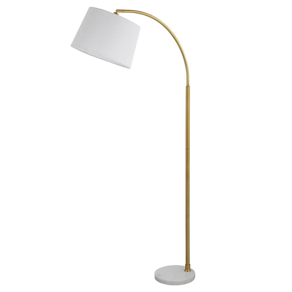 GOLD ARC FLOOR LAMP 1-90162w