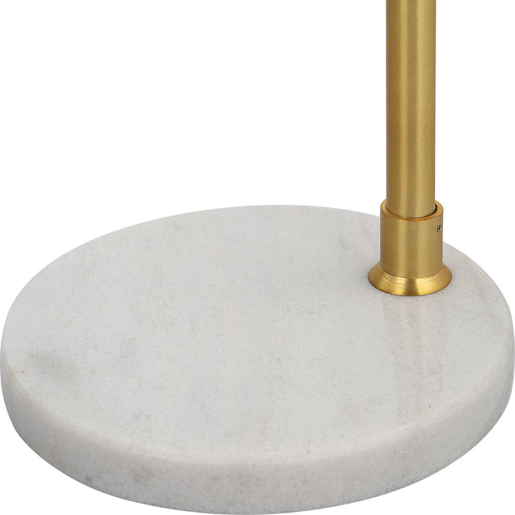 GOLD ARC FLOOR LAMP 1-90162w