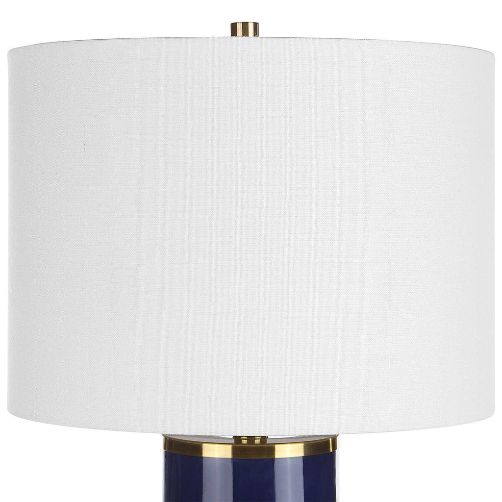 ROYAL BLUE TABLE LAMP 1-01162w