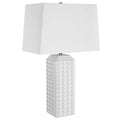 SQUARE CERAMIC TABLE LAMP 1-41162w