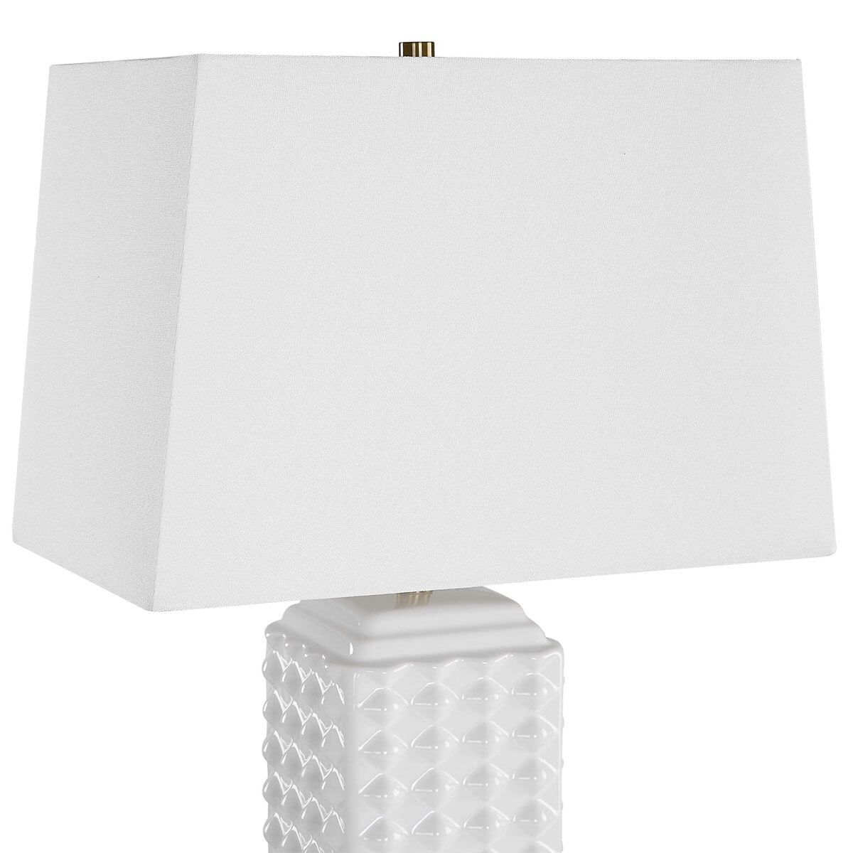 SQUARE CERAMIC TABLE LAMP 1-41162w