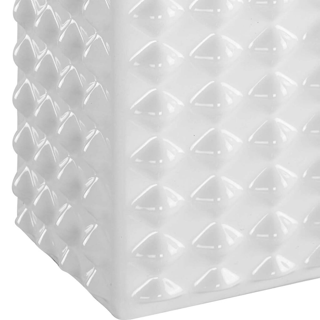 SQUARE CERAMIC TABLE LAMP 1-41162w