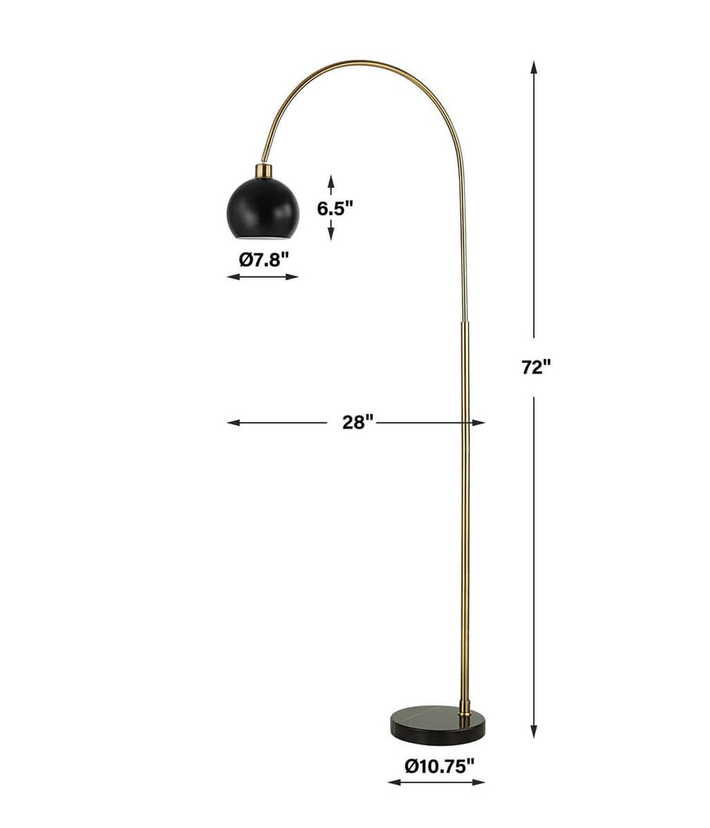 ARCHED FLOOR LAMP 1-02162w