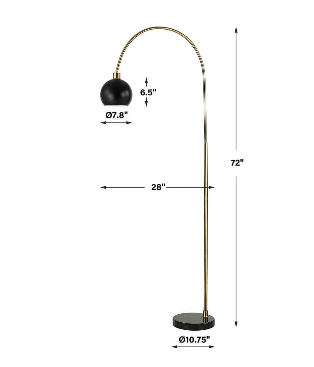 ARCHED FLOOR LAMP 1-02162w