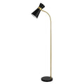 BLACK FLOOR LAMP 1-22162w