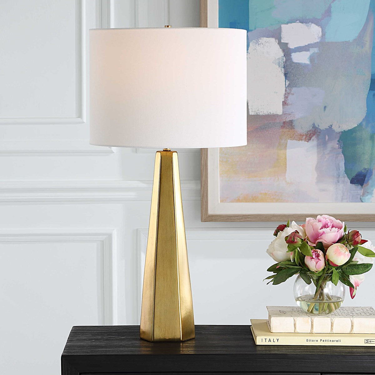 HEXAGON TABLE LAMP 1-53162w