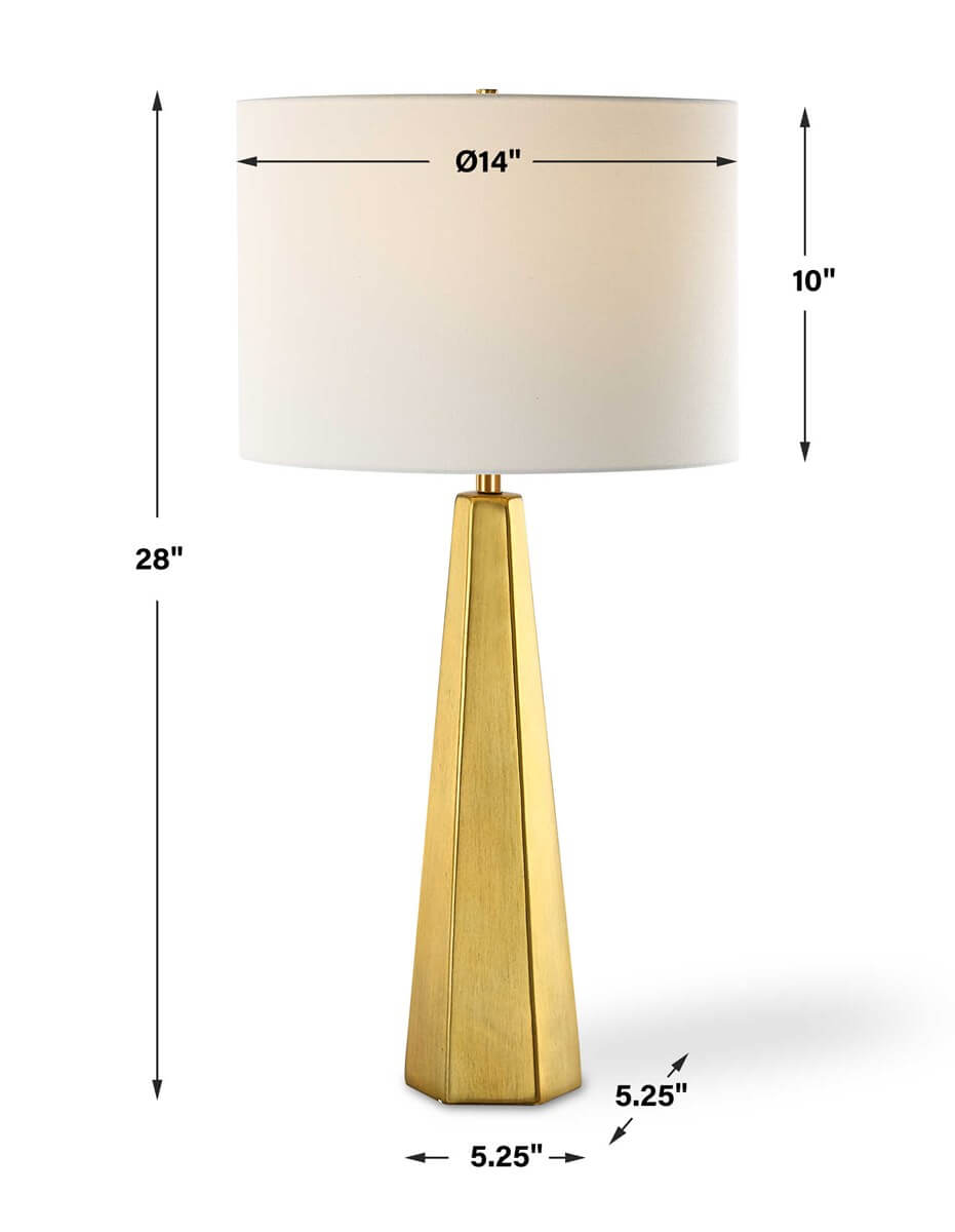 HEXAGON TABLE LAMP 1-53162w
