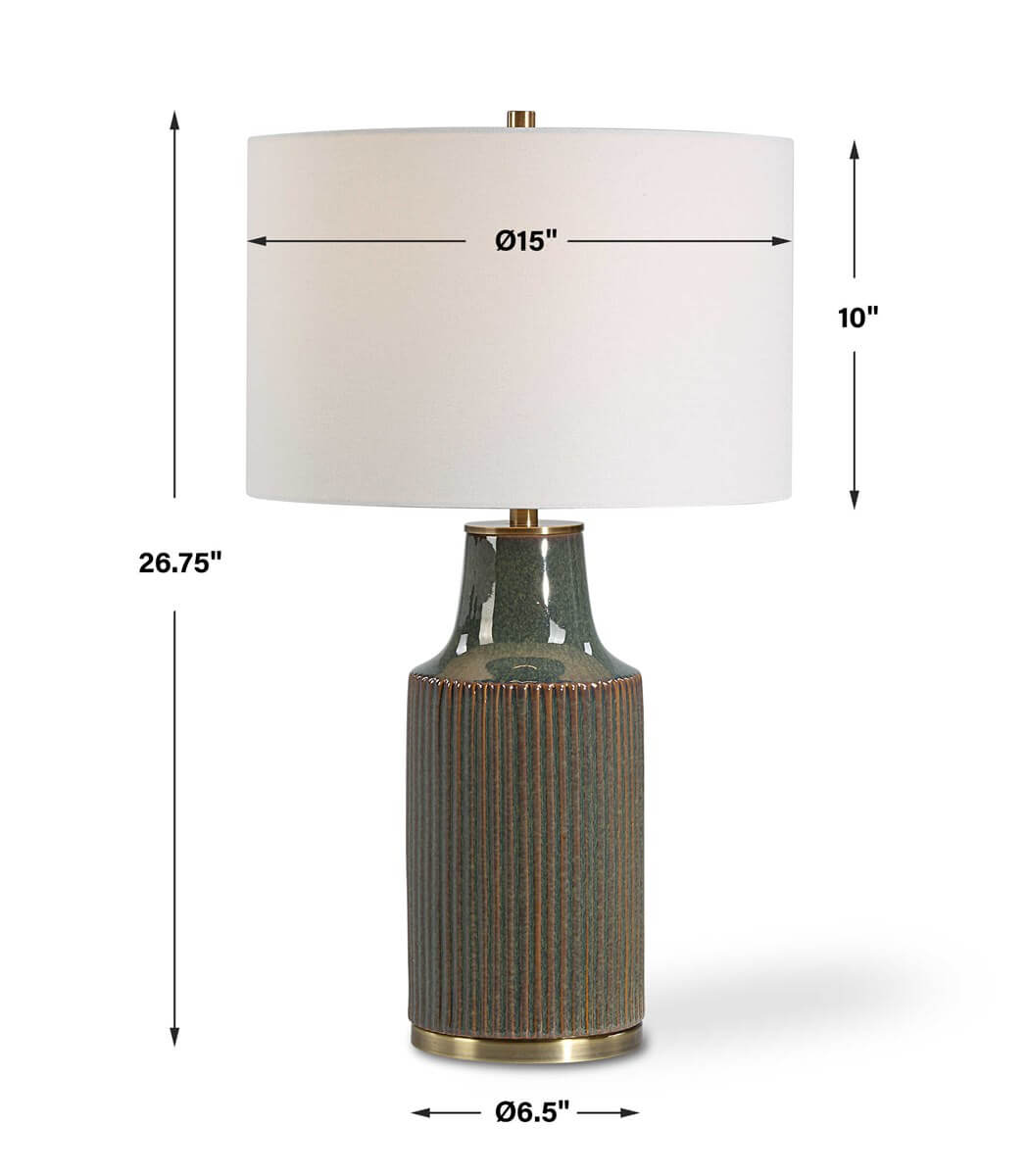 CERAMIC TABLE LAMP 1-63162w