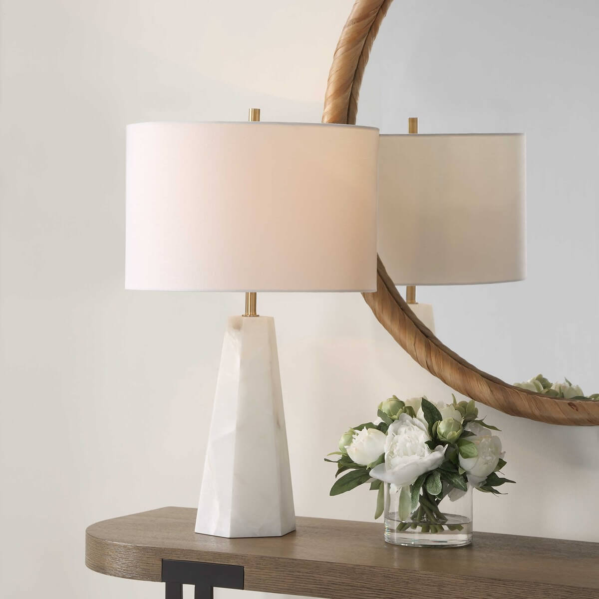 MARBLE ACCENT LAMP 1-44162w