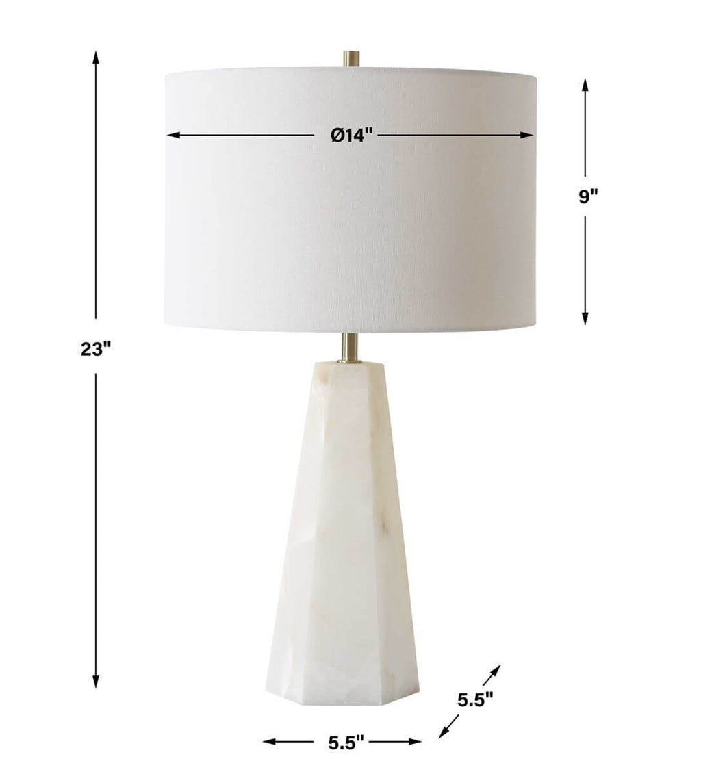 MARBLE ACCENT LAMP 1-44162w