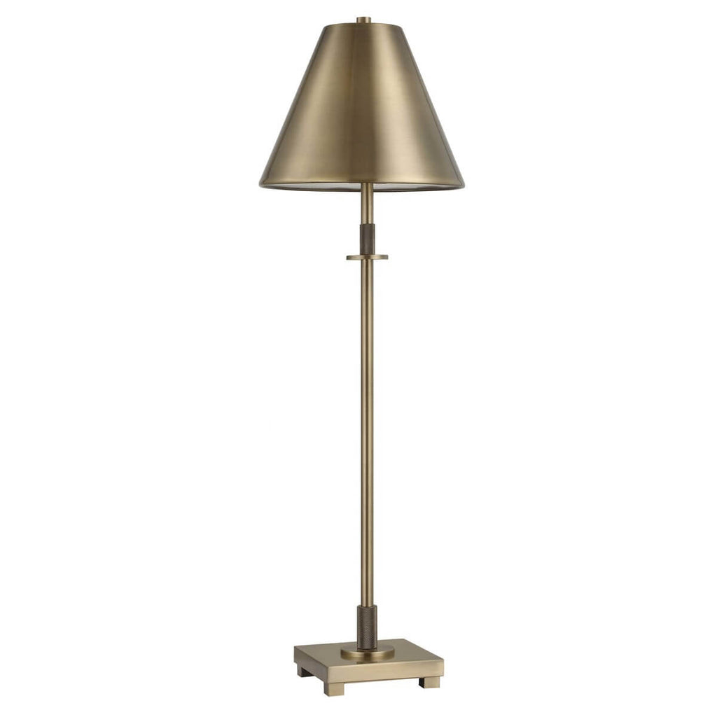 ANTIQUE BRASS TABLE LAMP 1-25162W