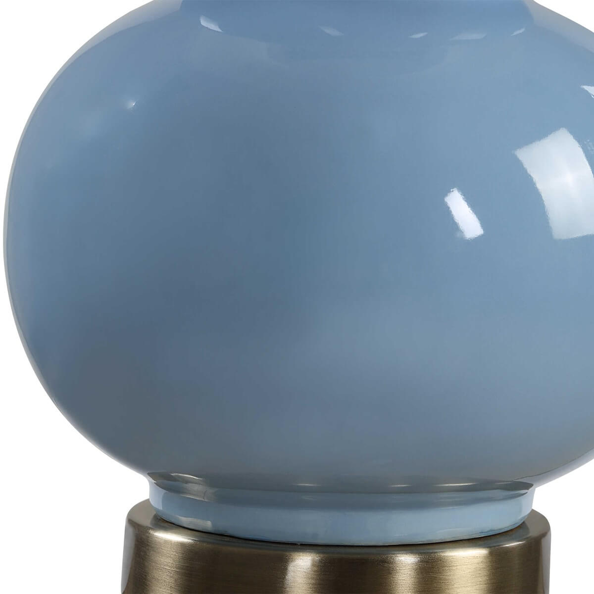 SERENE BLUE CERAMIC TABLE LAMP 1-55162w
