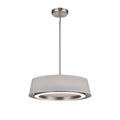 DVI LIGHTING CELENE LED 18" PENDANT SATIN NICKEL DVP41008SN-GY-CCT
