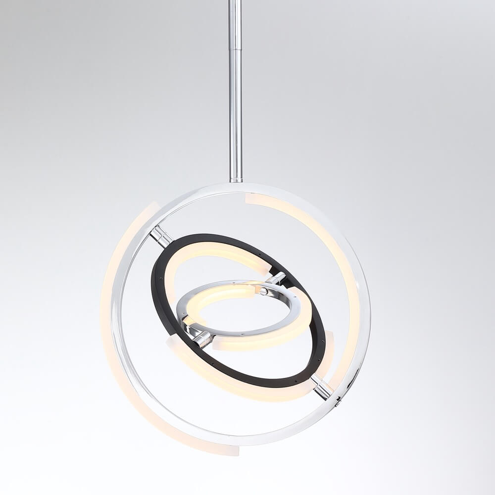 ARTCRAFT TRILOGY COLLECTION 1 LIGHT PENDANT AC6742PN